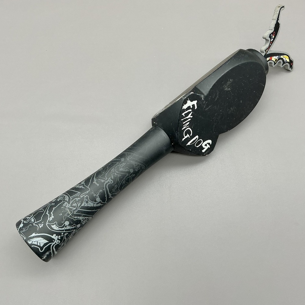 Flying Dog Snake Dog IPA Beer Tap Handle Figural Snake Breweriana Bar Decor 13"